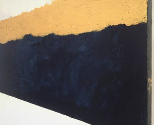 John Foppen - Symphony in Blue + Wh. + Gold........# K 20. XL . GROOT. kopen? Bied vanaf 189!