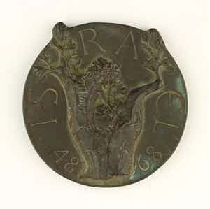 Theresia van der Pant - Bronzen penning: Israël 1948-1968, 1968 verkocht voor € 65!