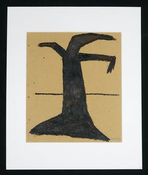 Katelijne Wortel - Tekening, Vogelboom kopen? Bied vanaf 1!