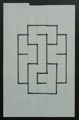 Siep van den Berg - COMPOSITIE MET OPEN VIERKANTEN # 1990, nm+ kopen? Bied vanaf 45!