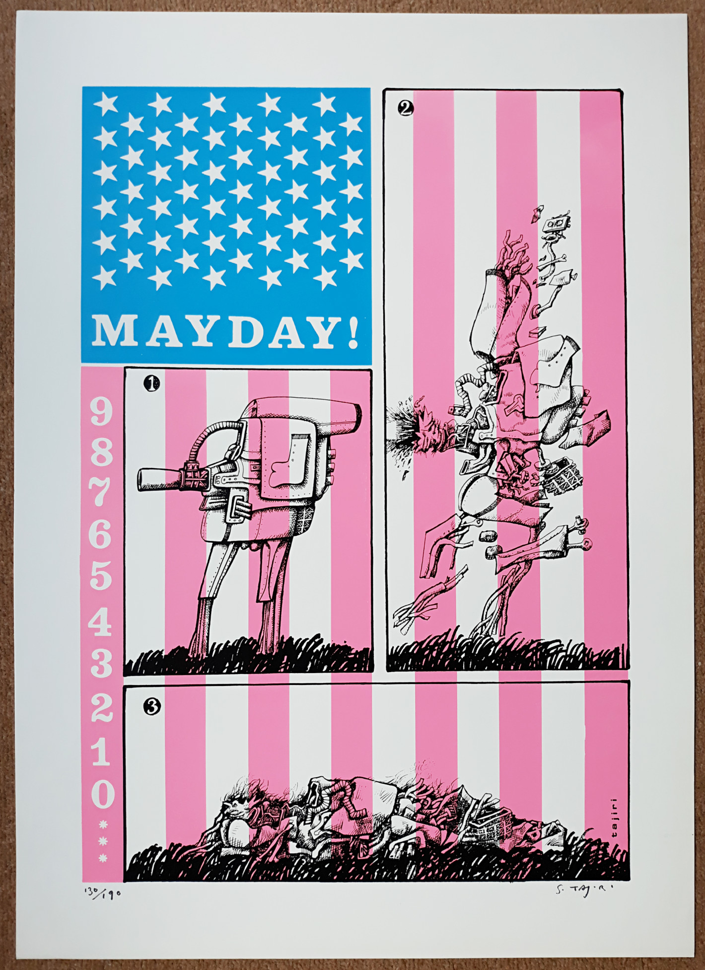 Shinkichi Tajiri - Mayday, zeefdruk kopen? Bied vanaf 75!