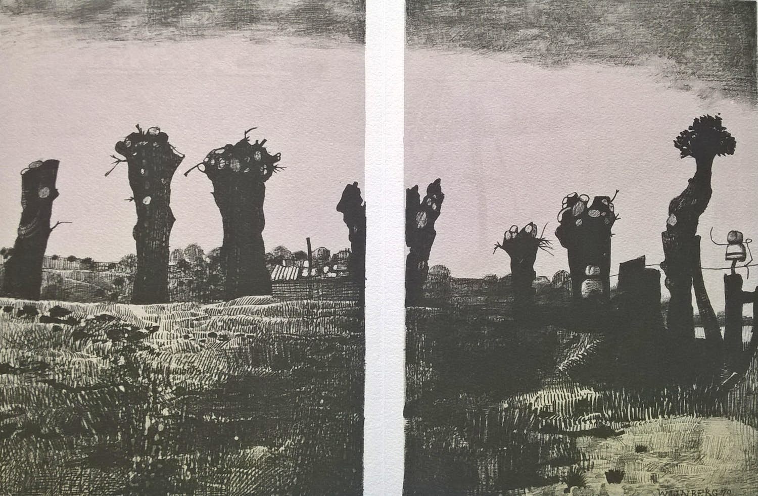 Nicolaas Wijnberg - Petit 2 compleet met gesigneerde litho en boekje Frans de Jong kopen? Bied vanaf 99!