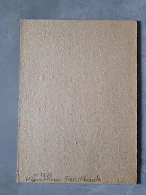 Frans Hollaardt - jaren 60 gemengde techniek (aquarel en inkt) fantasiefiguur - potloodgesigneerd kopen? Bied vanaf 38!