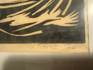 Hendrik van der Horst - Zeilers, 1962 Linoleumsnede op papier kaufen? Bieten Sie von 40!