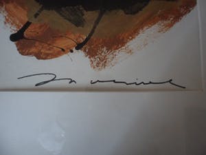 Jos Verwiel - Gemende Techniek. Titel, "Potvis". kopen? Bied vanaf 40!