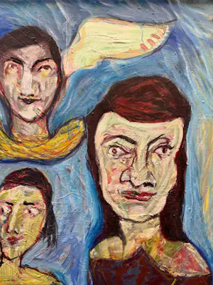 Buy Lucebert - De hemelese Boden, Groot werk in olieverf op doek? Bid from 7500!