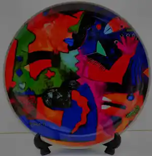 Clemens Briels - Bord/schaal 'El tiempo queda entre recuerdo y esperanza' verkauft für € 56!