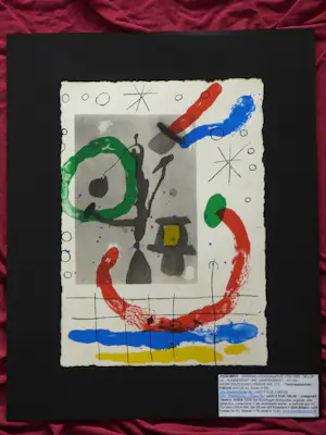 Joan Miro - Abstrakt Tierkreiszeichen "Fische kopen? Bied vanaf 100!