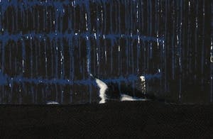 Guillaume Le Roy - Houtsnede, Blauw/groen kopen? Bied vanaf 1!