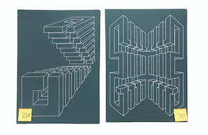 Harry Karssen - Lot van 54 zeefdrukken, Z.T. Abstractie kaufen? Bieten Sie von 100!