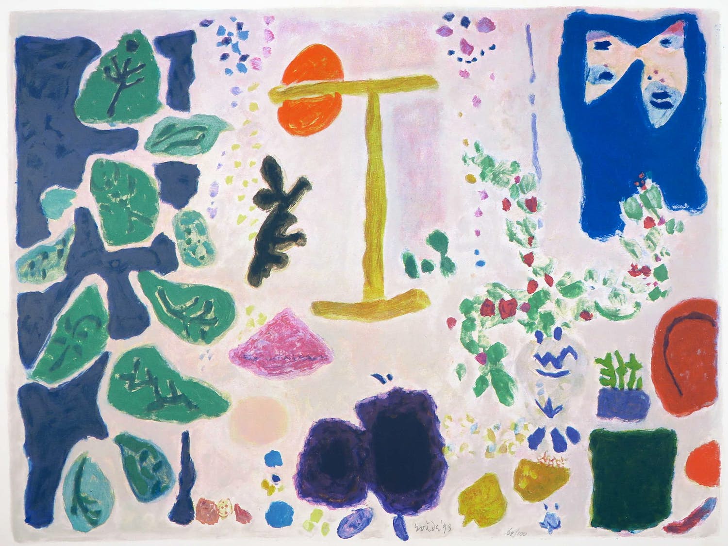 Jan Roede - Litho, Tuin verkocht voor € 70!