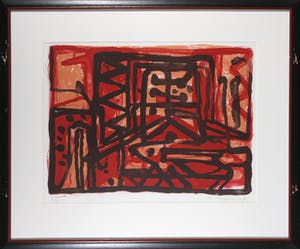 Theo Kuijpers - Litho, Zonder titel - Ingelijst kopen? Bied vanaf 1!