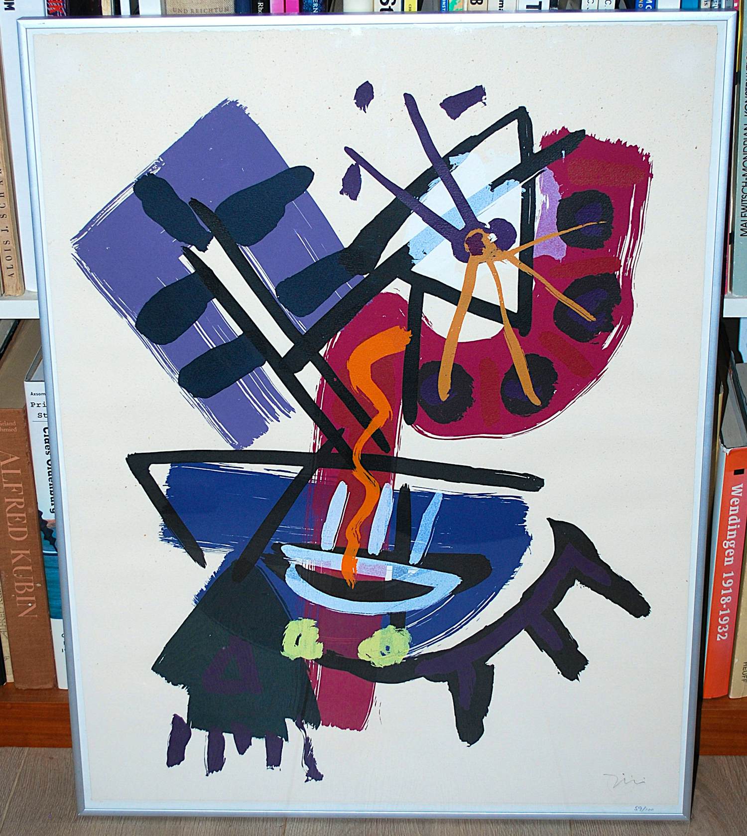 Jac Gijzen - abstracte litho - oplage 100 kopen? Bied vanaf 75!