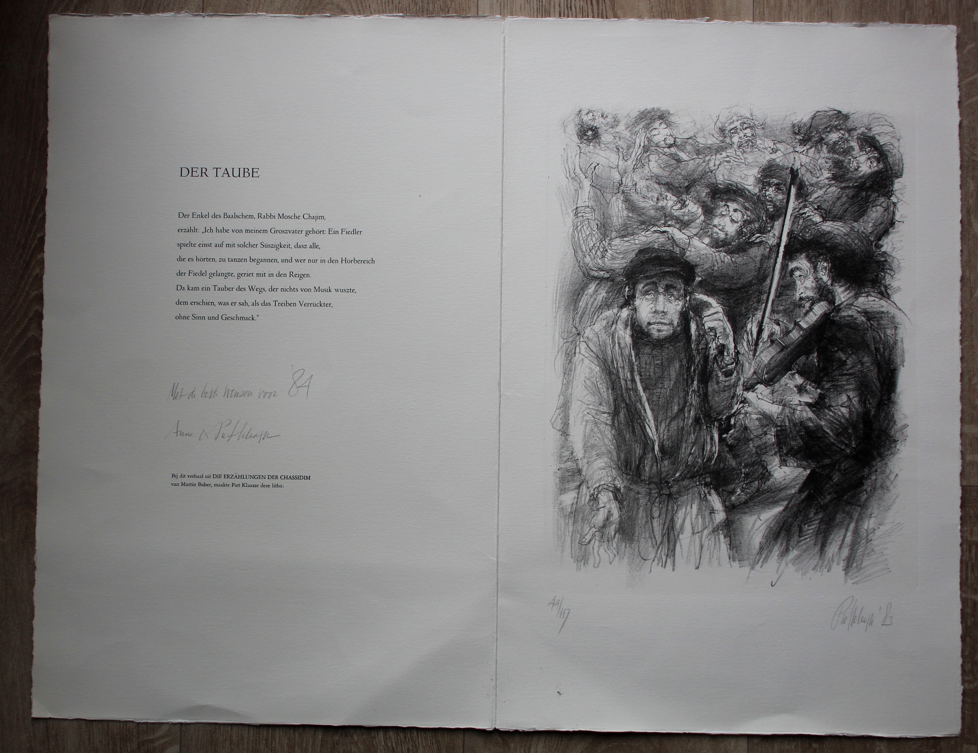 Piet Klaasse - litho: Der Taube - 1983 kopen? Bied vanaf 35!