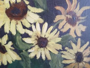 Robert De Man - Prachtig stilleven met margrieten in vaas kopen? Bied vanaf 5!