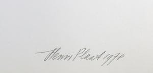 Henri Plaat - Litho, Compositie met figuren kopen? Bied vanaf 1!