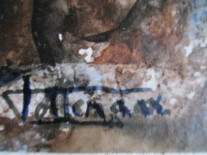 Janny Tollenaar - Aquarel rotskust Ierland kopen? Bied vanaf 30!