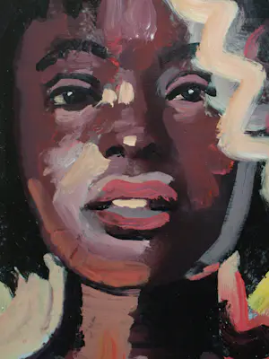 Peter Klashorst - Acrylverf op doek op houten frame , Vrouw – 70 x 100 cm - 2018 kopen? Bied vanaf 300!