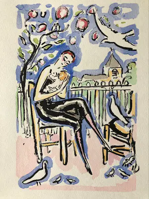 Kees van Dongen - Kees van Dongen - Moeder en kind - 1925 kopen? Bied vanaf 250!