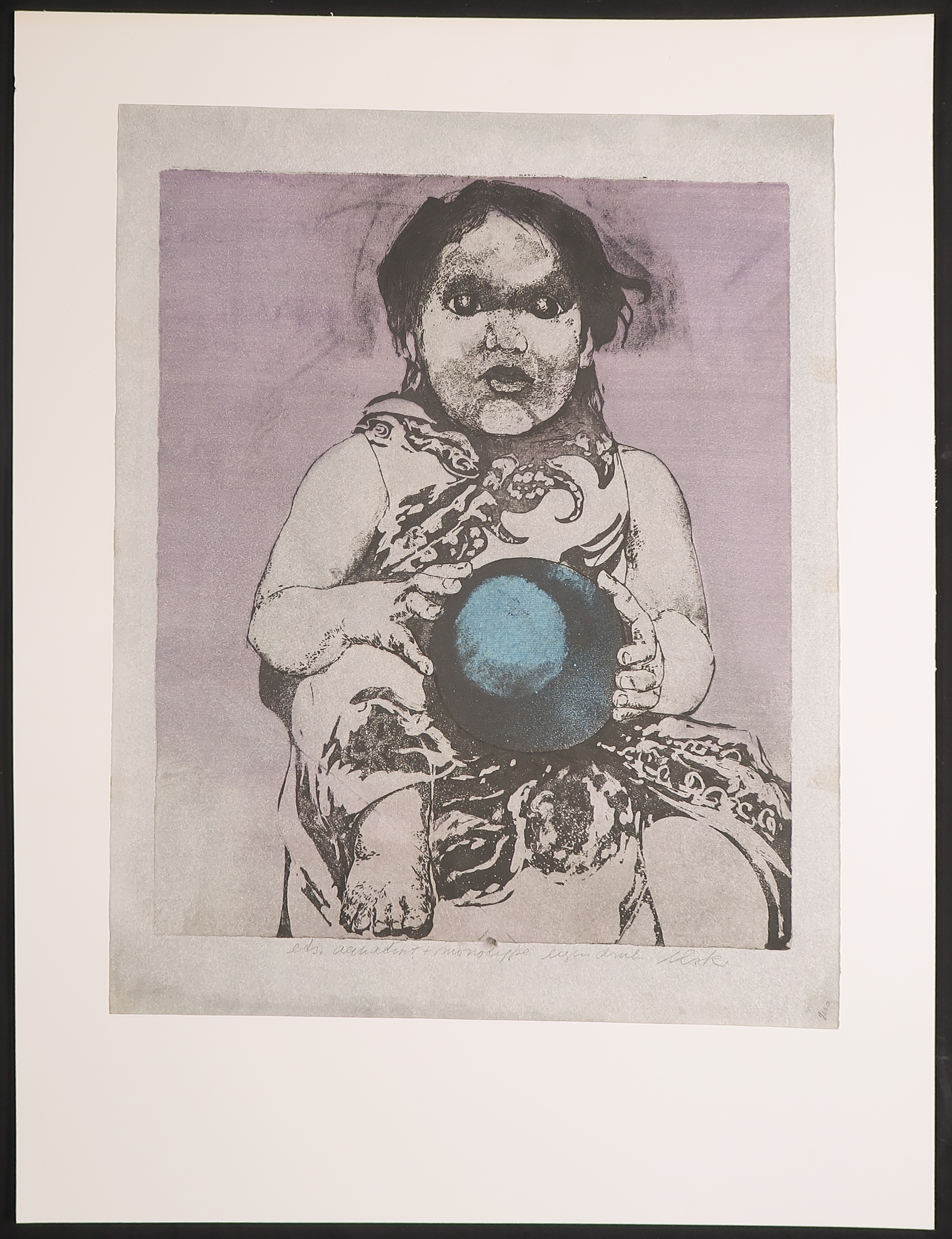 Els Korver - Ets, aquatint en monotype, Zonder titel kopen? Bied vanaf 20!