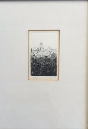 Theo Hoogewerf - z.t. | fraaie ets in houten lijst kopen? Bied vanaf 35!