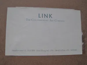 Niet of onleesbaar gesigneerd - Link Gallery - Grote handgekleurde Litho - slechts 2 exemplaren! - gesigneerd kopen? Bied vanaf 1!