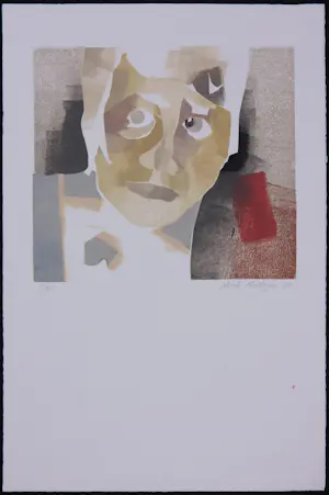 Nicole Montagne - Sjabloondruk, Zonder titel kopen? Bied vanaf 30!