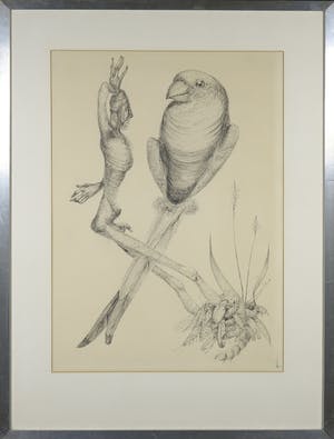 Melle Oldeboerrigter - Litho, Zonder titel - Ingelijst kopen? Bied vanaf 60!