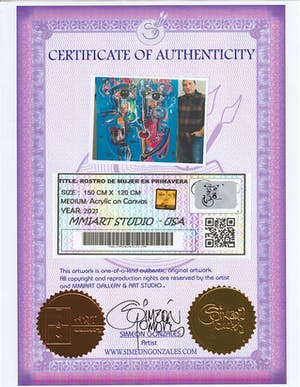 Simeon Gonzales - Rostro de Mujer en Primaverea kopen? Bied vanaf 849!