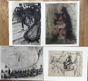 Isaac Israels - 4 tekeningen in koperdiepdruk , gesigneerd in druk kopen? Bied vanaf 50!