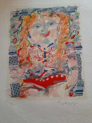 Kees Salentijn - Zeefdruk, Nina de Vacaciones kopen? Bied vanaf 35!