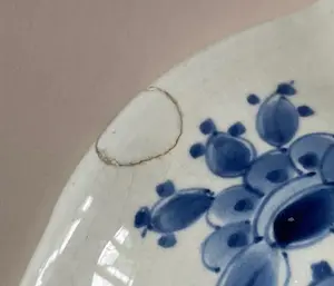 Porceleyne Fles - Delftsblauwe platelen gelobte kom of schaal kopen? Bied vanaf 1!