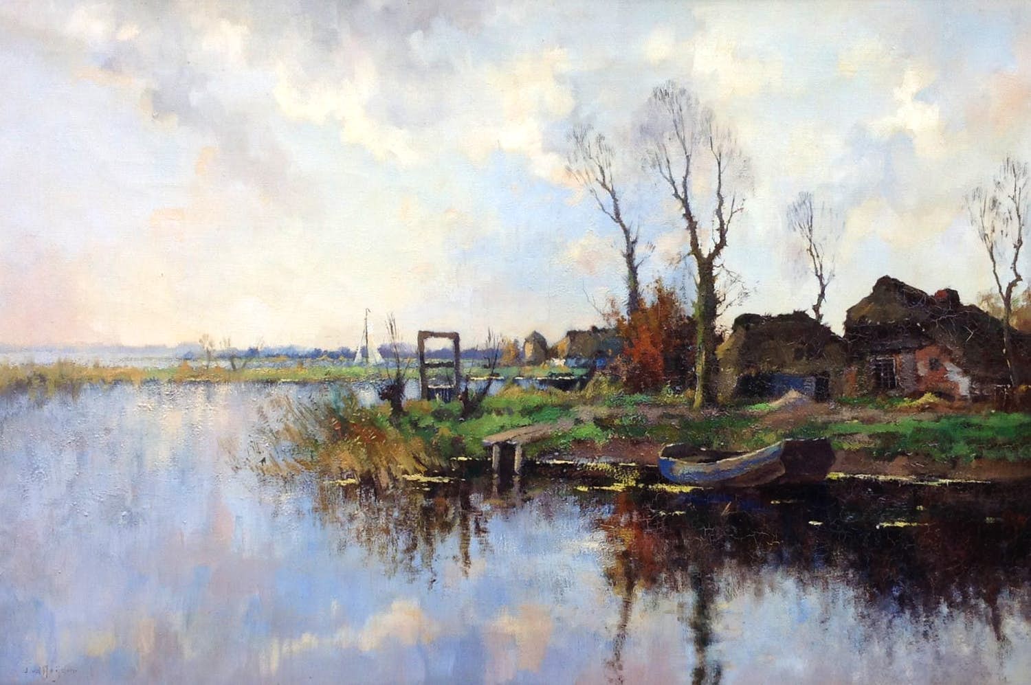 Jan van der Heijden - C680, Boerderij aan het water verkocht voor € 150!