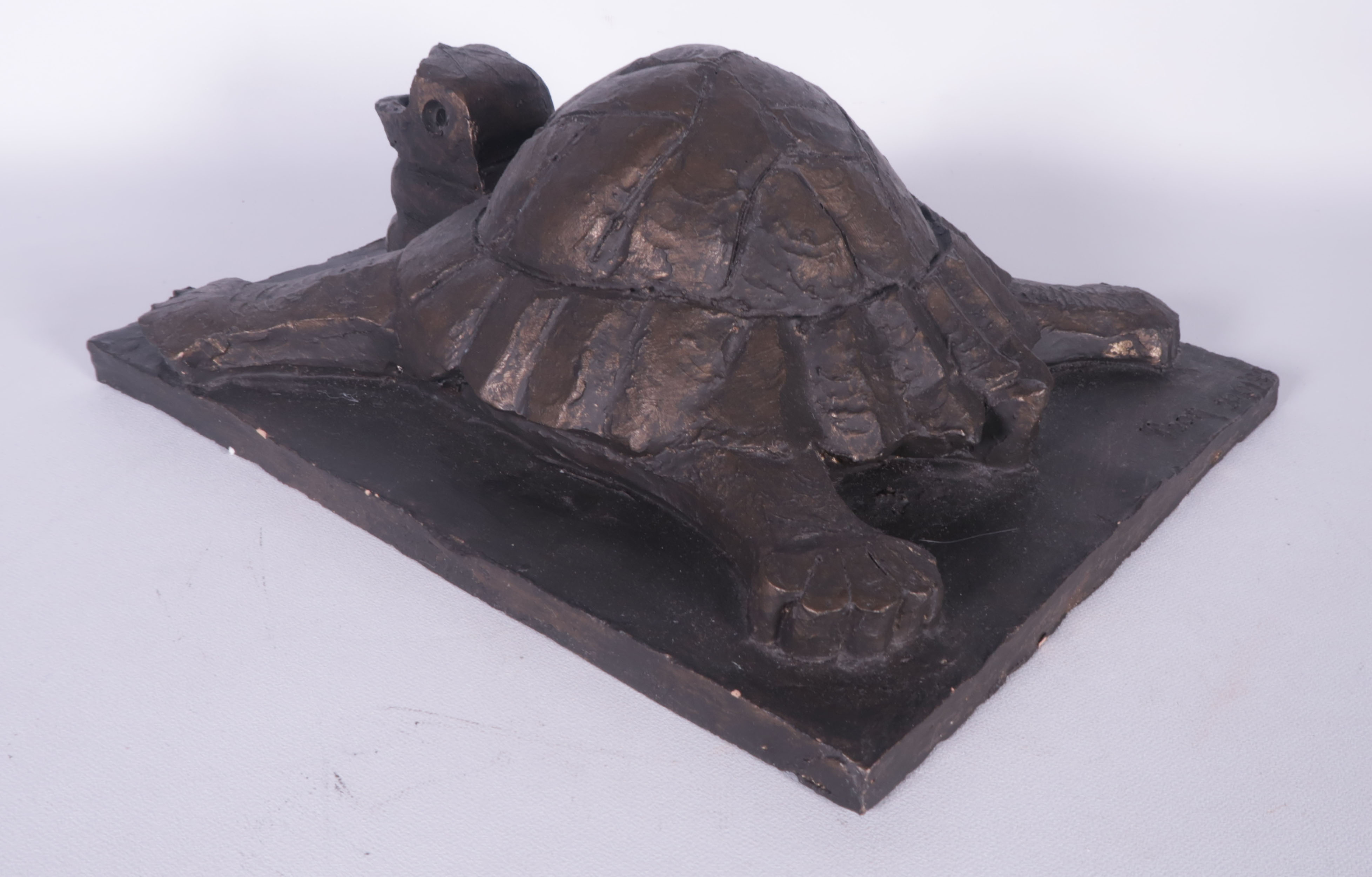 Toon Gielen - Beschilderd keramiek, Gestileerde schildpad kopen? Bied vanaf 1!