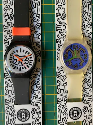 Keith Haring - set van vier horloges Limited Edition! kopen? Bied vanaf 400!