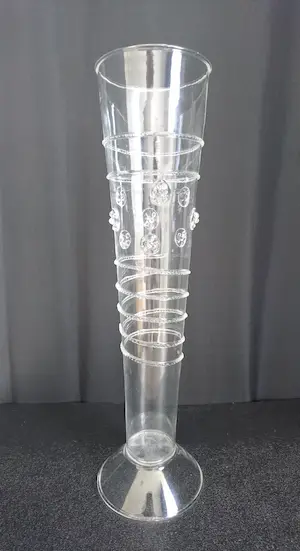 Niet of onleesbaar gesigneerd - Venetiaans mondgeblazen glazen flute (replica) kopen? Bied vanaf 1!