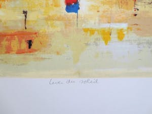 Nicole Schaap - Level du soleil + coucher du soleil (2 grote zeefdrukken) kopen? Bied vanaf 90!