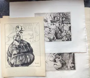 Henri Ramah - Mooie collectie 32 etsen. kopen? Bied vanaf 450!