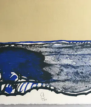 Pierre Alechinsky - Wordly Flying Objects - kleurenlitho - 1977 - gesigneerd. kopen? Bied vanaf 1245!