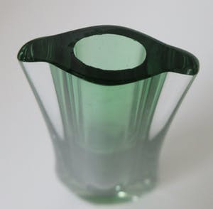 Flavio Poli - Groene Sommerso Teardrop vaas - uitvoering Seguso Vetri kopen? Bied vanaf 70!