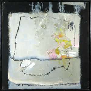 Frans Nicolai - Gemengde techniek op doek, Glas - Ingelijst verkocht voor € 100!