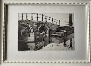 Lucie Meulendijks - Amsterdam, Brouwersgracht - Ets kopen? Bied vanaf 45!