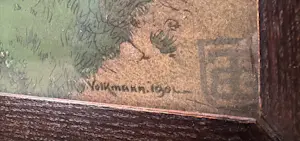 Hans Richard von VOLKMANN - Landschap met glooiend graanveld kopen? Bied vanaf 100!