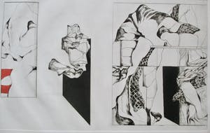 Niet of onleesbaar gesigneerd - Gesigneerde ets "Labyrinth" kopen? Bied vanaf 1!