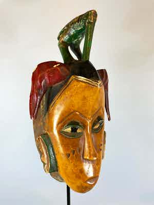 Guro - Old impressive African Guro mask- Congo verkocht voor € 35!