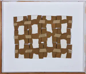 Jan de Weerd - Gemengde techniek/ collage op paneel, Zonder titel kaufen? Bieten Sie von 80!