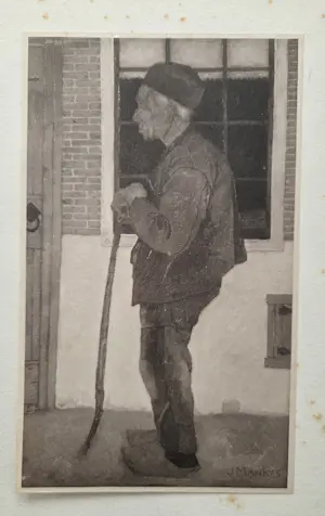 Jan Mankes - Twee heliogravures. Knecht Douwe. kopen? Bied vanaf 20!