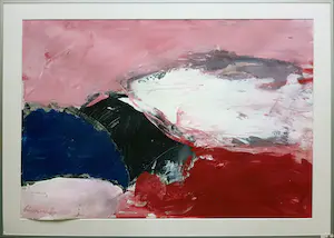 Ron Ekkelenkamp - ACRYL op papier - 'Zonder titel' - ingelijst - 68B kaufen? Bieten Sie von 1!