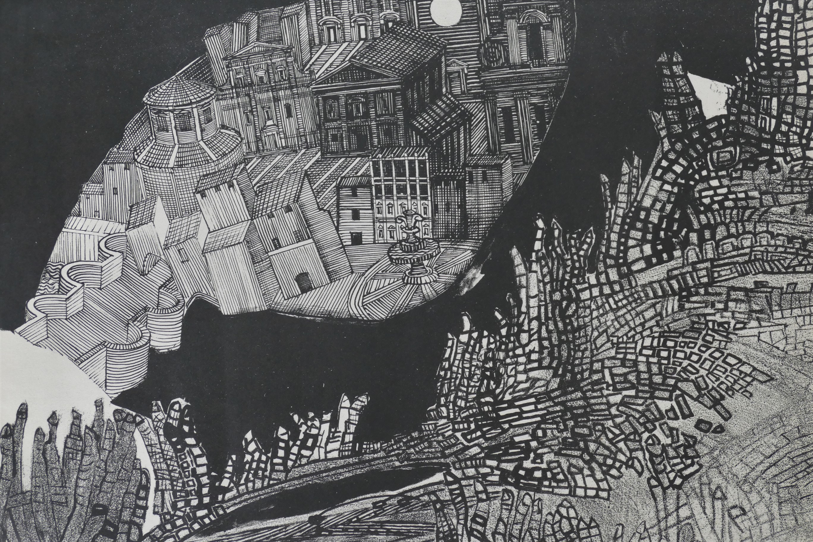 Wim Beuning - Litho met gedicht kopen? Bied vanaf 25!