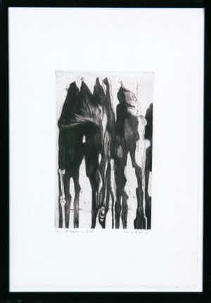 Theo van de Goor - Ets, De klippen van de hel verkocht voor € 1!